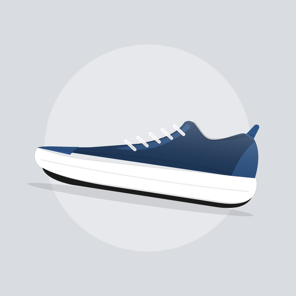 Tênis de Corrida Blank Pace Lite Azul Marinho