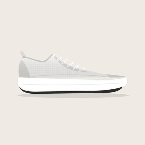 Tênis de Corrida Blank Run Essential Branco